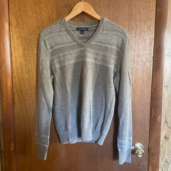 Banana Republic Cashmere Blend Sweater Fair Isle Print - Picture 1 of 3